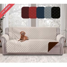 Quilted reversible sofa slip - quilted,