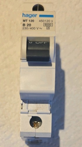 Hager mcb 20a 120 - hager,