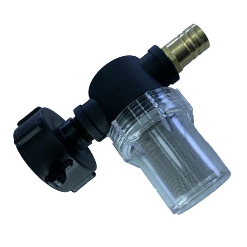 Ibc tank adapter with filter - with,