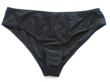 LADIES SHEIN BNWOT SIZE XXL -  16 BLACK LIGHTWEIGHT BIKINI BRIEF BOTTOMS