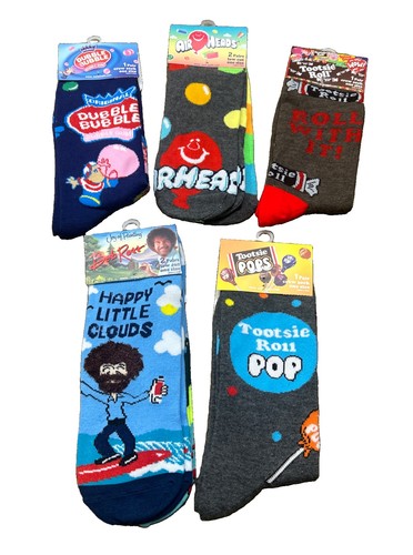 Novelty crew low socks - crew/low, bob