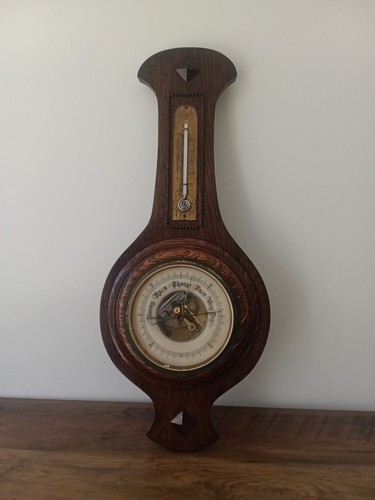 Vintage banjo style barometer - vintage,