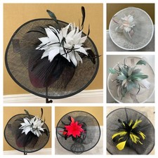 Large Flower Feather Hatinator