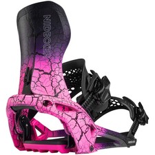 2026 NIDECKER LT Supermatic Step-In Snowboard Bindings Magma