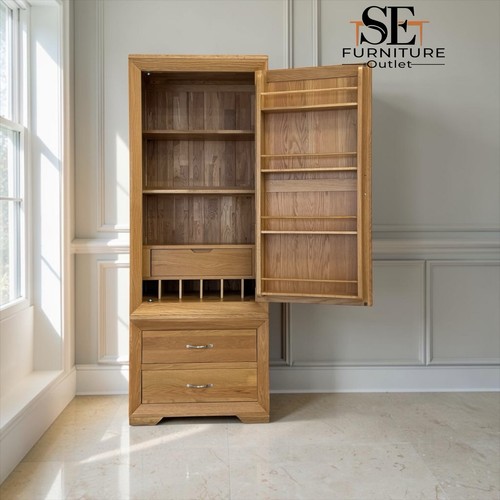 Natural solid oak slim kitchen - oak,