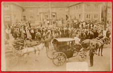 Real Photo Postcard Proclamation of King, Almshouses, Buntingford. Hertfordshire