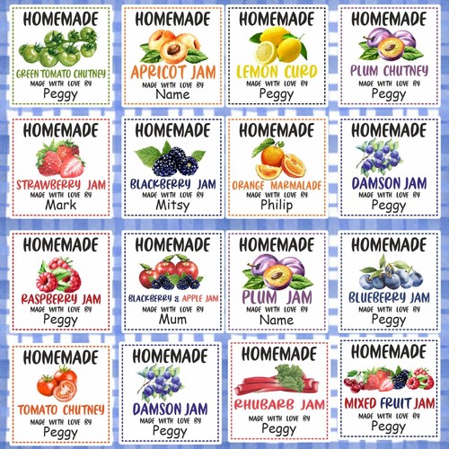 Personalised jar labels - 39,