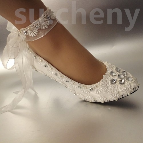 Cheny low heel - low, white