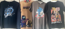 POKÉMON JUMPER&DRAGON BALL/SONIC&AMONG US T-SHIRTS-11-12 YEARS-WORN-COST £45-FRE
