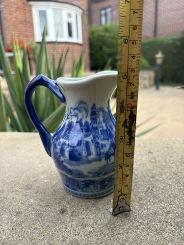 Old vintage blue - &, white