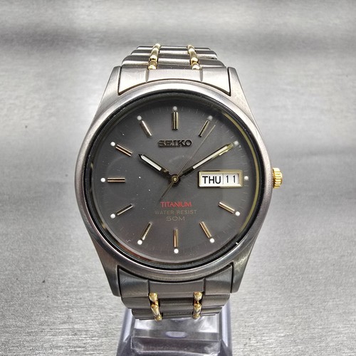 Seiko titanium watch men 36mm - watch,