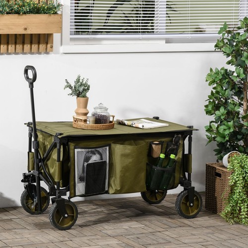 Folding garden trolley - folding,