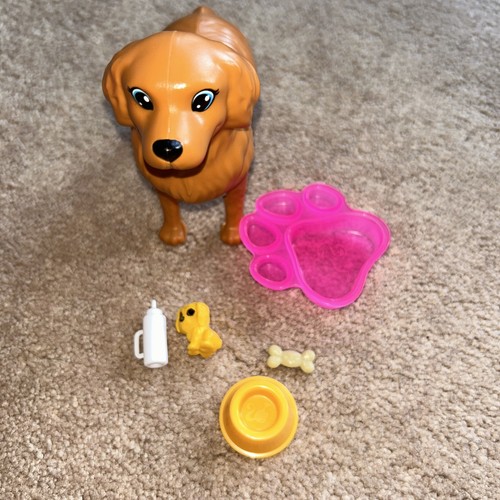 Barbie newborn pup - playset, dog