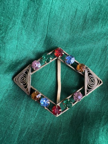 Antique 1920s buckle with - 1920s,