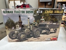 Miniart 1/35 German Tractor D8506 with Cargo Trailer # 35317
