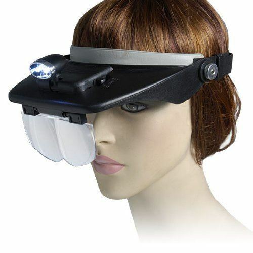 Magnifier visor led loupe - visor,
