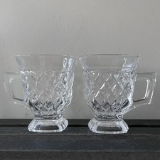 Vintage Geometric Glass Punch