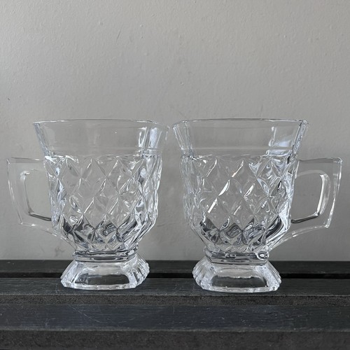 Vintage geometric glass - glass, punch