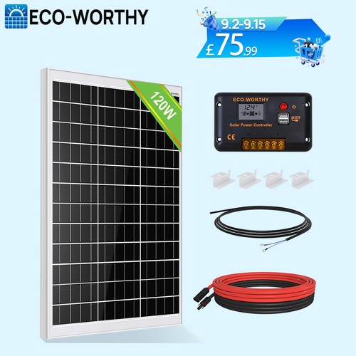 Eco worthy 120w 12v solar - eco-worthy,