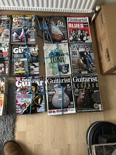 Various guitar magazines over - various,