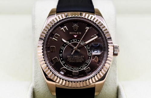 Rolex sky dweller - rolex, rose