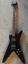 Dean Metalman ML Bass guitar 4 string 2 pickup active rock metal pointy axe rare