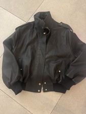 Autograph Faux Leather Bomber