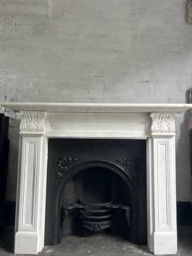 Marble fire surround for - marble, cast