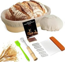 Rattan Bread Proofing Basket Set Sourdough Bannetons Proving Basket Bread Baking