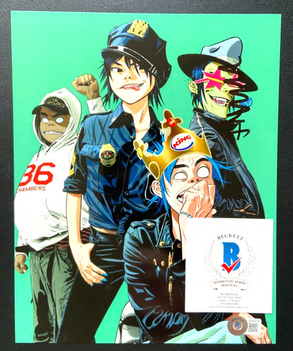 Jamie hewlett signed 8x10 - jamie,