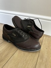 Men’s Cotswold All Weather Metal Studded Leather Golf Shoes Size 7