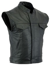 Mens Motorbike Genuine Cowhide