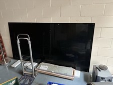 Large (1m X 2.4m) Magnetic Black Glass Drywipe Board whiteboard