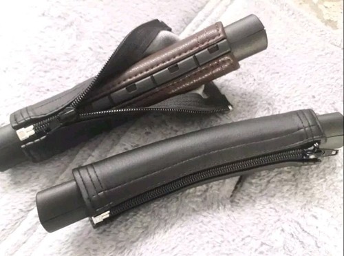 Faux leather handle - , &
