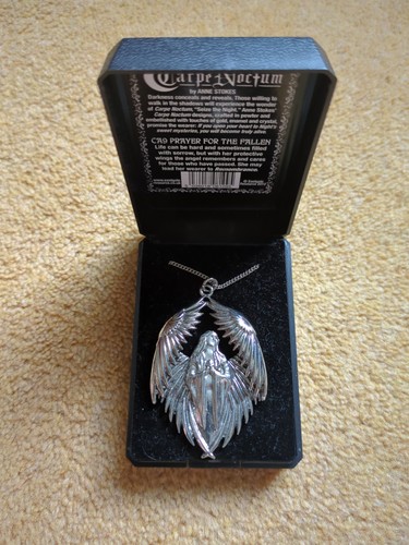 Anne stokes pewter angel - stokes,
