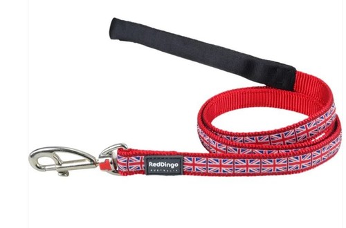Red dingo union jack collar - red, &