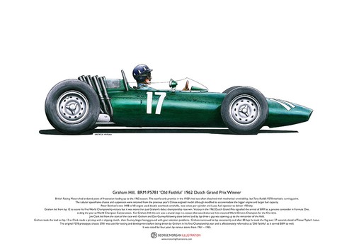 Graham hill brm p5781 old - graham,