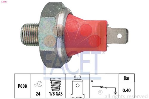 Facet 0017 oil pressure - oil,
