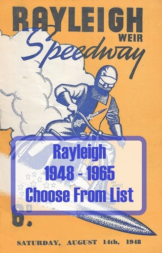Rayleigh speedway programmes - rayleigh,