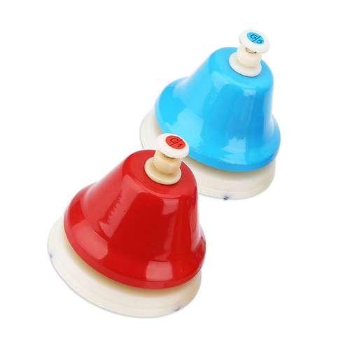 Note colorful hand bell - 8-note,