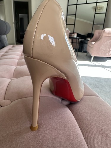 Nude patient shoes with - nude, red