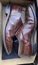 Loakes oxblood leather brogue - loakes,