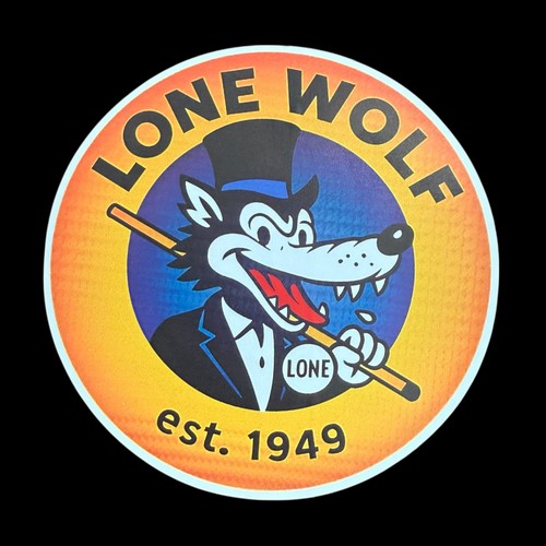 Lone wolf sticker - wolf, decal