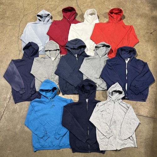 Vtg blank hoodie lot 12 - vtg, of