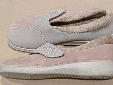 HOTTER *WRAP* REAL SUEDE SLIPPERS SZ UK 4 EUR 37 STD NEW