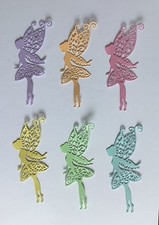 6x Fairy Die-cuts Toppers for Card-making.