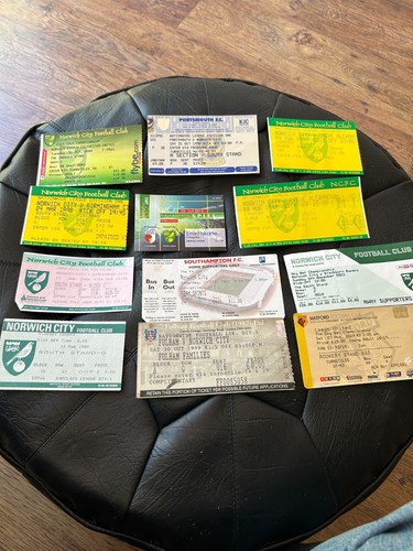Norwich city ticket - 12,