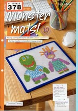 CROSS STITCH CHART - MONSTER MAT / PICTURE (378C)