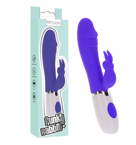 Funky rabbit vibrator purple - rabbit,