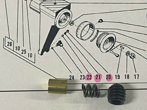 Ammco 9836 brass wear - wear, plug